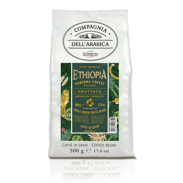 ყავის მარცვლები Compagnia Dell'Arabica Ethiopia natural 500 gr