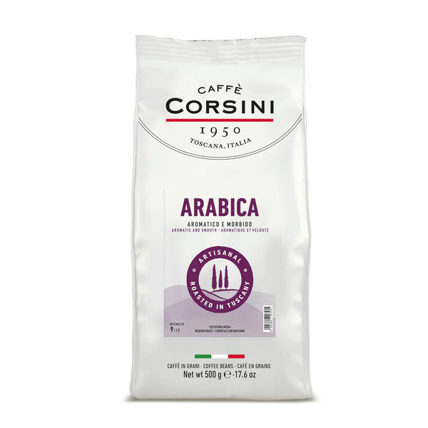 ყავის მარცვლები Corsini Arabica 500 გრ