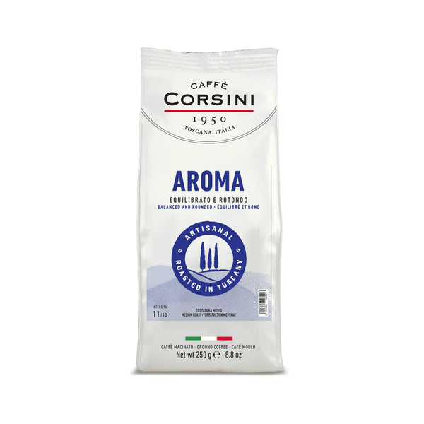 დაფქული ყავა Corsini Aroma 250 გრ