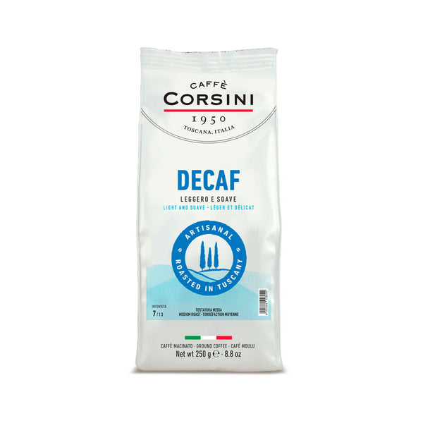დაფქული ყავა Corsini Decaffeinato 250 გრ