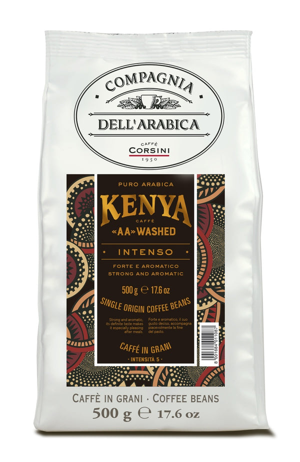 ყავის მარცვლები Compagnia Dell'Arabica Kenya washed 500 გრ