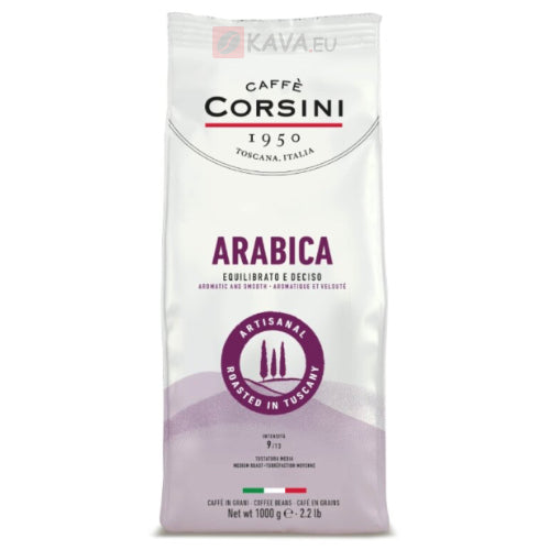 ყავის მარცვლები Corsini Arabica 1 კგ